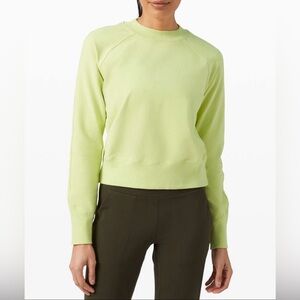 Lululemon Ready To Roll Lemon Vibe Crew Yellow Green Color Size 8